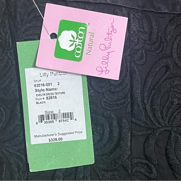 Lilly Pulitzer Black Strapless Evelyn Dress - Picture 8 of 10